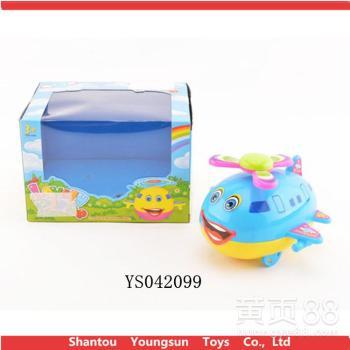 创意新奇特 金华夜市热销的升级版旋转发光拉线飞机玩具